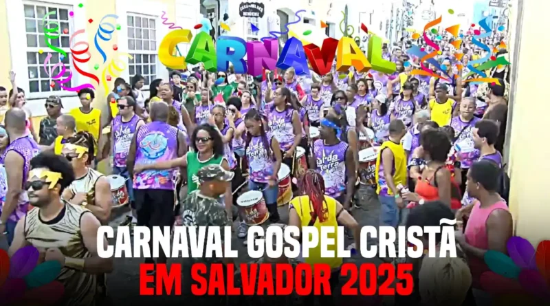 Bloco cristao anima o Centro Historico no Carnaval