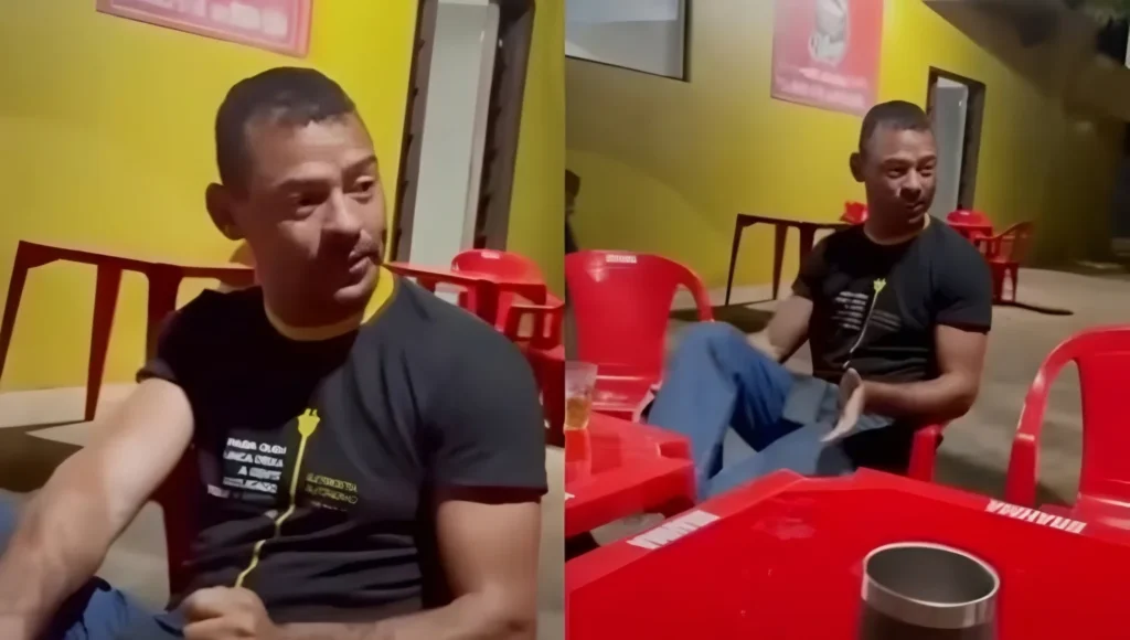 Print de vídeo onde Danilo aparece falando a frase “quem tem um milhão, manda matar”.